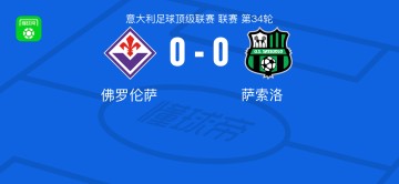 b体育入口-佛罗伦萨0-0萨索洛，两队各拿一分